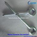 zinc plated wood eye Screw